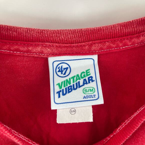 '47 BRAND VINTAGE TUBULAR Top Size S/M Long Sleeve Ohio State Buckeyes NWT - Picture 5 of 13